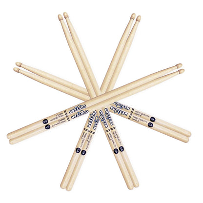 CUSTEAM Maple Drumsticks 7A/5A - Perfect for Daily Practice - Drumsticks - custeam