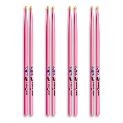 CUSTEAM Pink Drumsticks 5A,7A - Colored Drumsticks - Drumsticks - custeam