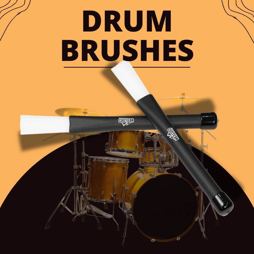 CUSTEAM Retractable Nylon Drum Brushes - Drumsticks - custeam