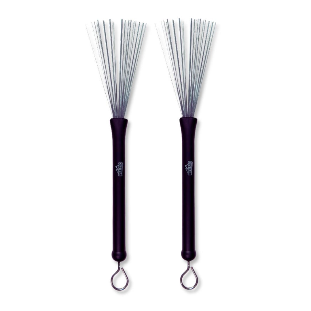 CUSTEAM Retractable wire drum brushes – Perfect for Jazz & Light Percussion - Drumsticks - custeam