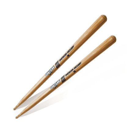 CUSTEAM Standard Hickory Drumsticks - Premium Quality for All Drumming Styles - Drumsticks - custeam