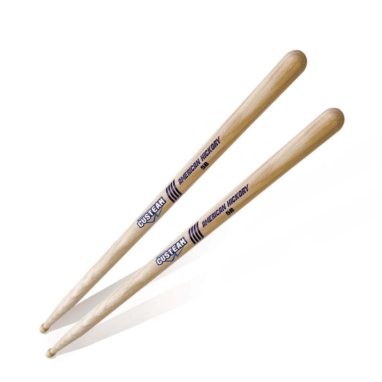 CUSTEAM Standard Hickory Drumsticks - Premium Quality for All Drumming Styles - Drumsticks - custeam